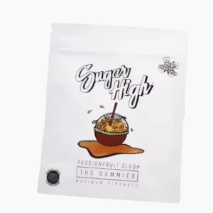 Sugar High Passionfruit Slush Gummies 50mg THC Sativa NYC