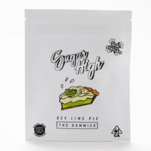 Sugar High Key Lime Pie Gummies 50mg THC Indica Edibles NYC